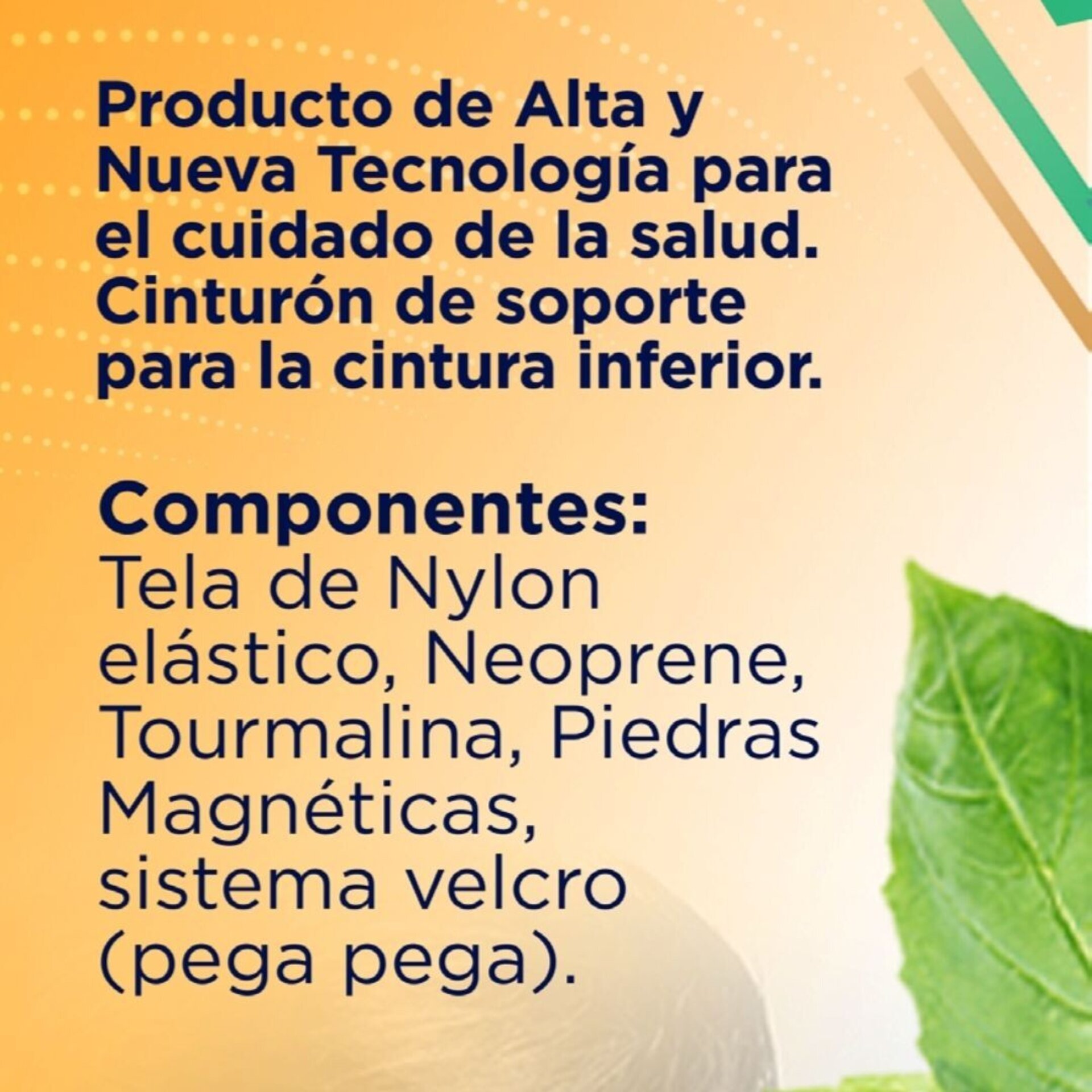 Protector de cintura de turmalina – HGW - 5