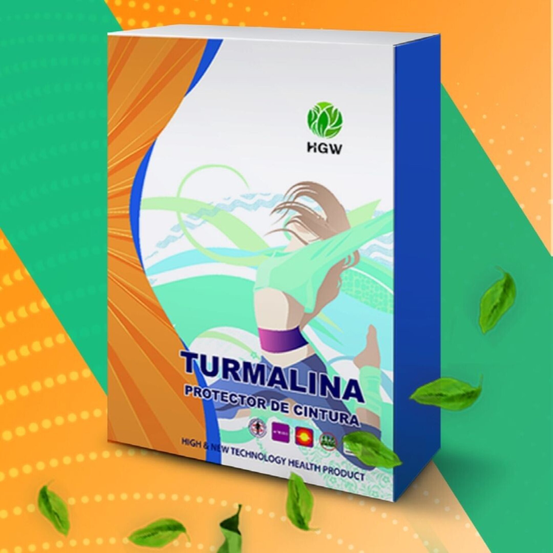 Protector de cintura de turmalina – HGW - 1