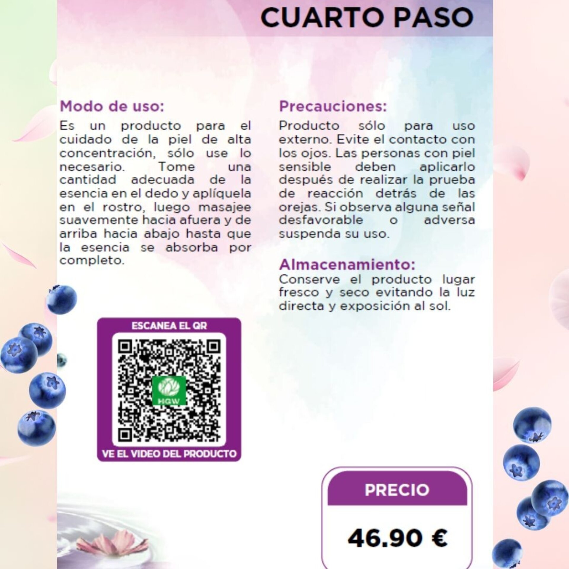 Blueberry essence – Esencia facial hidratante con arándanos - 3