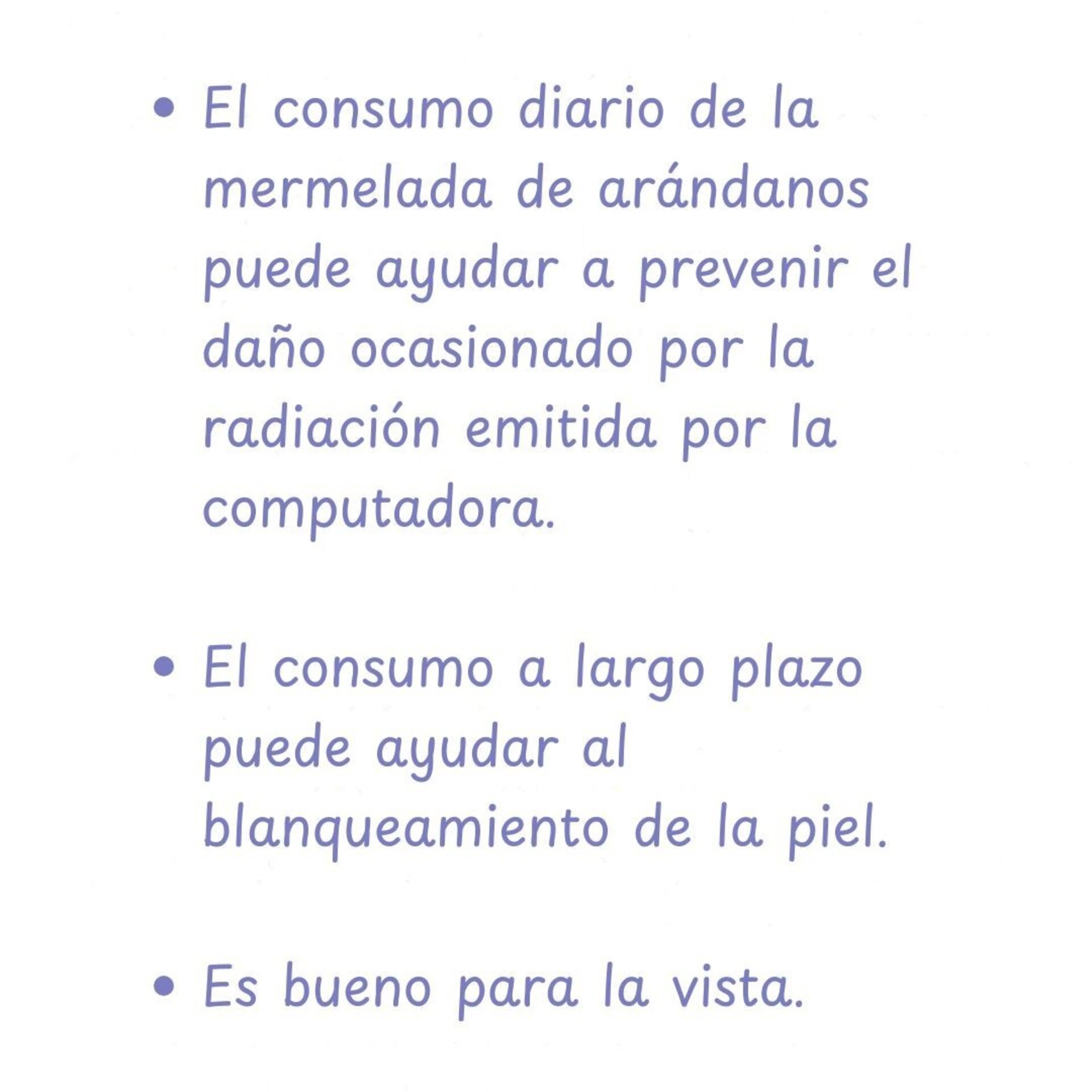 Mermelada de arándanos – HGW - 9