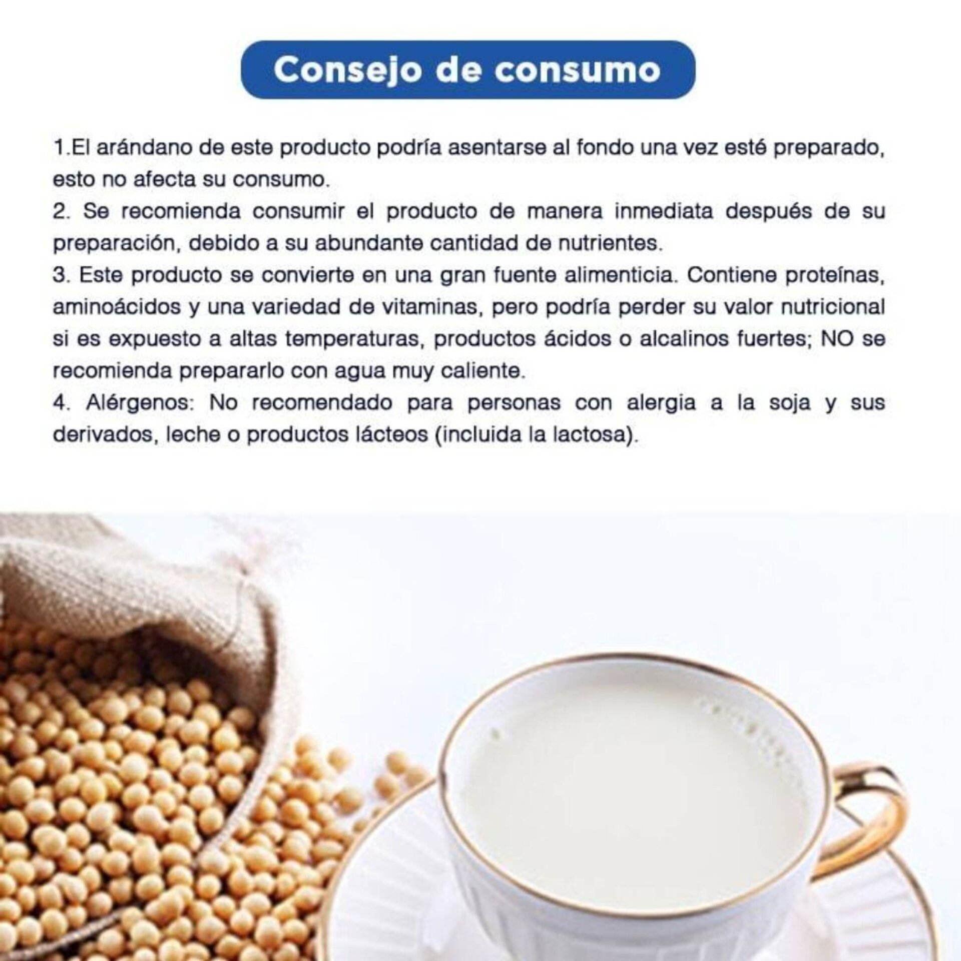 Proteína de soja y arándanos HGW - 5