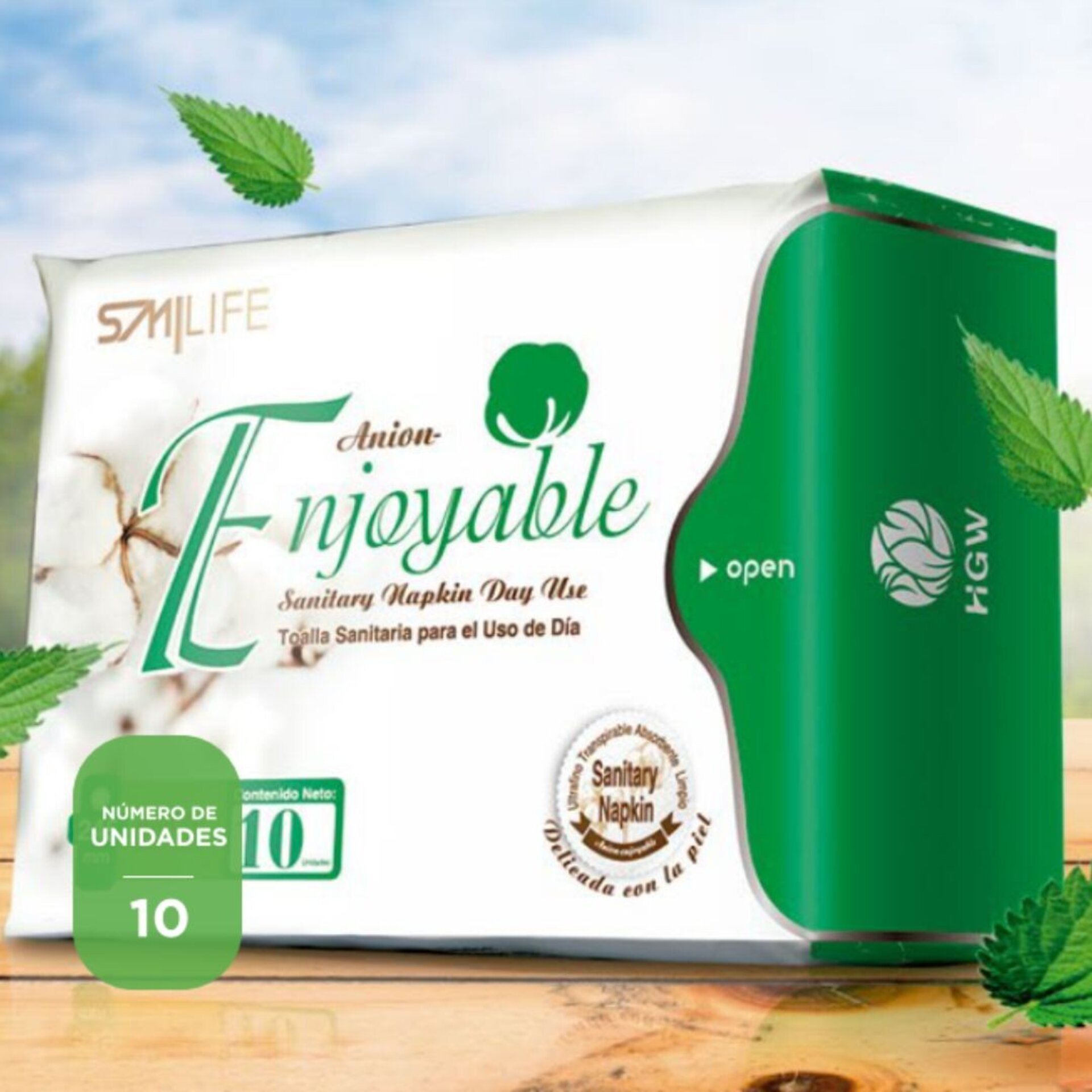 ENJOYABLE – Toalla Íntima con Turmalina y Algodón Suave - 1