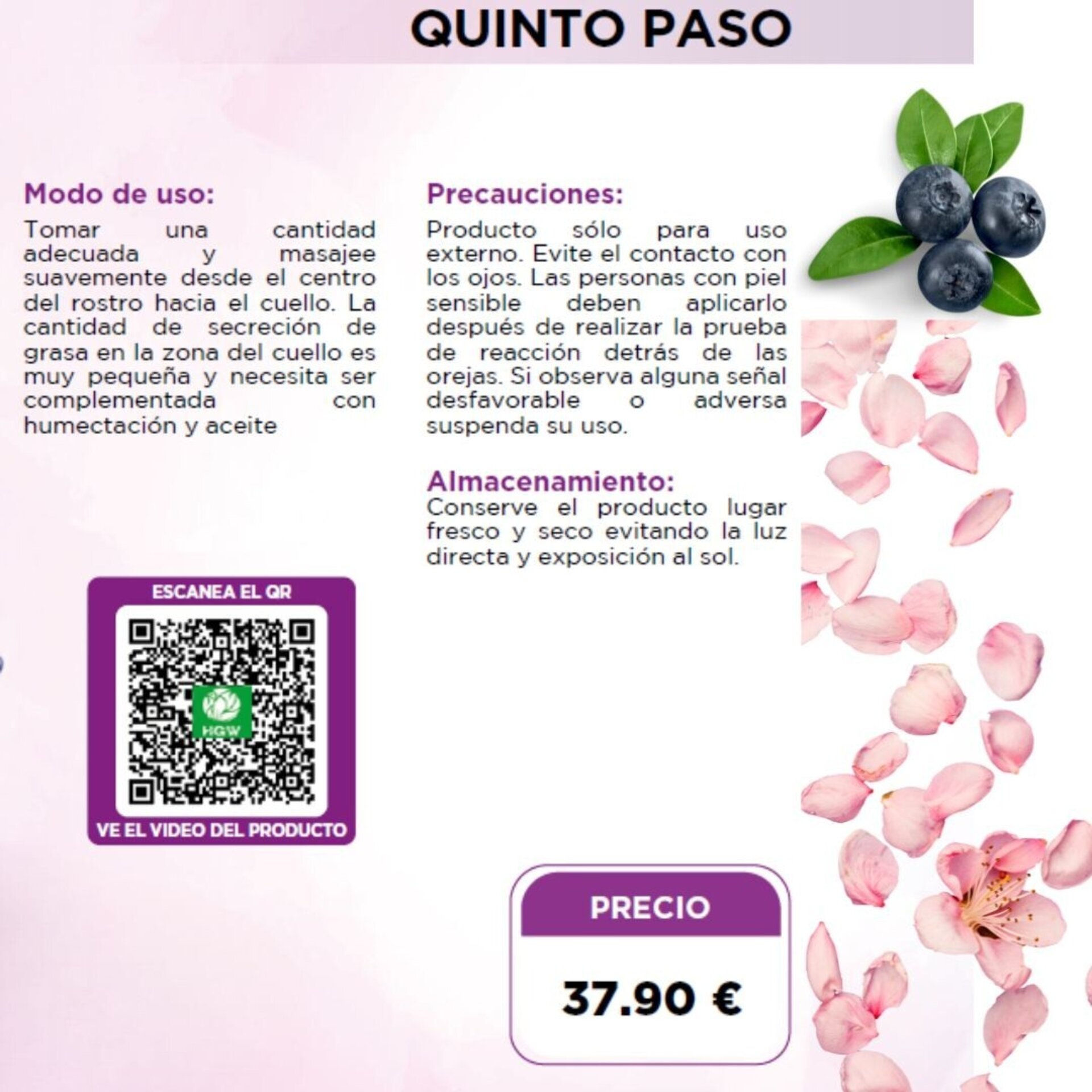 Blueberry Lotion – Loción Humectante Facial de Arándanos (100 ml) - 3